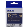 Epson LK-4HKK | guld text - marinblå tejp | 12mm (original) 083220 - 1