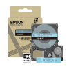 Epson LK-4LAS | grå text - blå tejp | 12mm (original) 084468 - 1