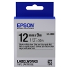 Epson LK-4SBE | svart text - silver tejp | 12mm (original) 083214 - 1