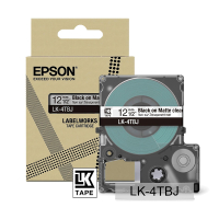 Epson LK-4TBJ | svart text - transparent tejp | 12mm (original) C53S672065 084452