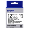 Epson LK-4WBH | svart text - vit tejp | 12mm (original) 083210 - 1
