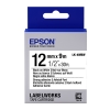 Epson LK-4WBW | svart text - vit tejp | 12mm (original) 083192 - 1