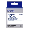 Epson LK-4WLN | blå text - vit tejp | 12mm (original) 083200 - 1