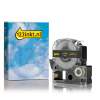 Epson LK-5BKP | guld text - metallic svart tejp | 18mm (varumärket 123ink) 084445 - 1