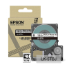 Epson LK-5TBJ | svart text - transparent tejp | 18mm (original)