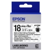 Epson LK-5TBW | svart text - transparent tejp | 18mm (original) 083244 - 1