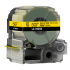Epson LK-9YBVN | svart text - gul tejp | 50mm (original) 084308 - 1
