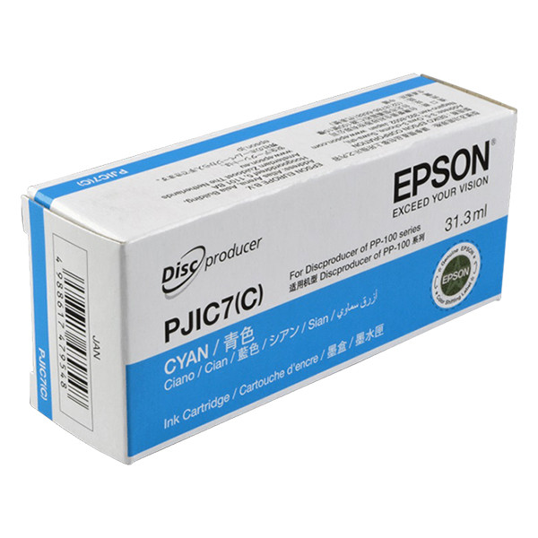 Epson PJIC7(C) S020688 cyan bläckpatron (original) C13S020688 027210 - 1