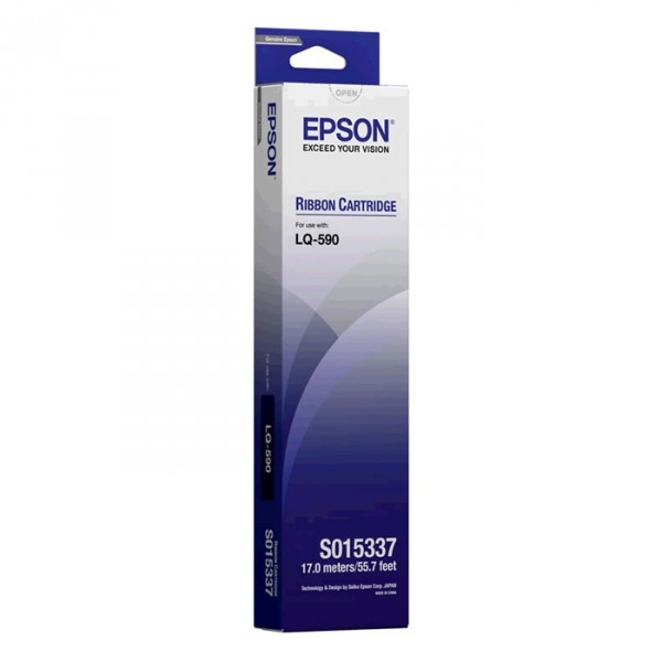 Epson S015337 svart färgband (original) C13S015337 080110 - 1