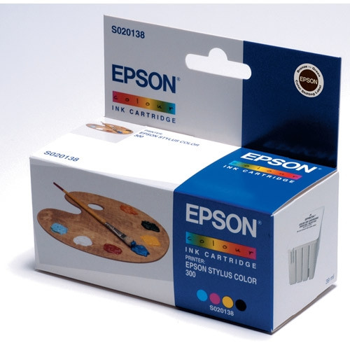 Epson S020138 svart/färg bläckpatron (original) C13S02013840 020270 - 1