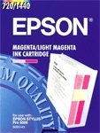 Epson S020143 magenta/ljus magenta bläckpatron (original) C13S020143 020405