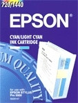 Epson S020147 cyan/ljus cyan bläckpatron (original) C13S020147 020407 - 1