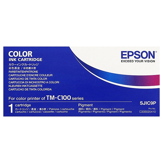 Epson S020410 SJIC9P färgbläckpatron (original) C33S020410 026982 - 1