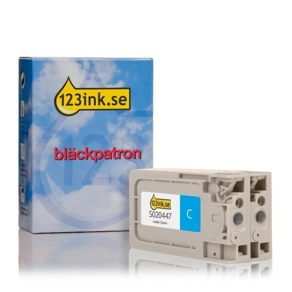 Epson S020447 PJIC1 (C) cyan bläckpatron (varumärket 123ink) C13S020447C 026375 - 1