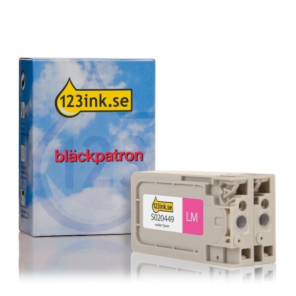 Epson S020449 PJIC3 (LM) ljusmagenta bläckpatron (varumärket 123ink) C13S020449C C13S020690C 026383 - 1