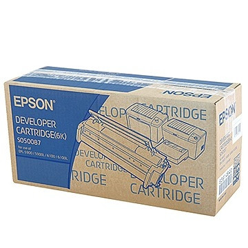 Epson S050087 svart toner (original) C13S050087 027300 - 1