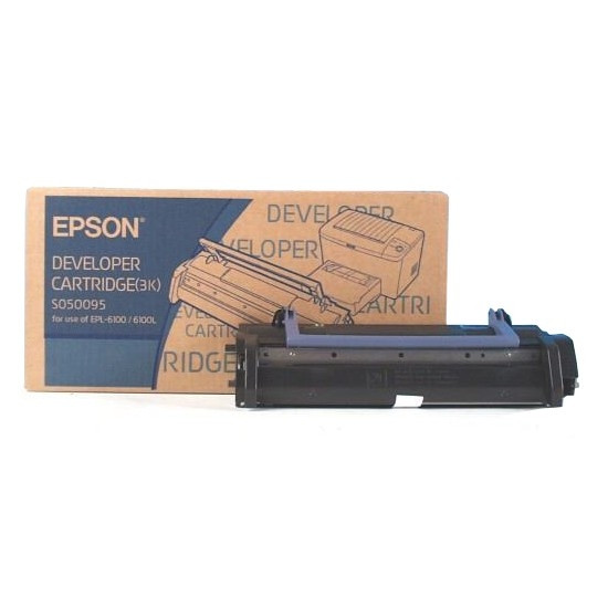 Epson S050095 svart toner låg kapacitet (original) C13S050095 027305 - 1