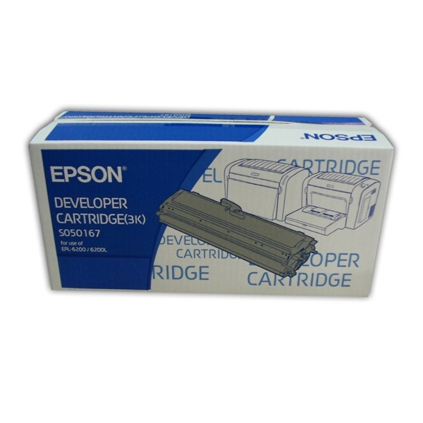 Epson S050167 svart toner (original) C13S050167 027770 - 1