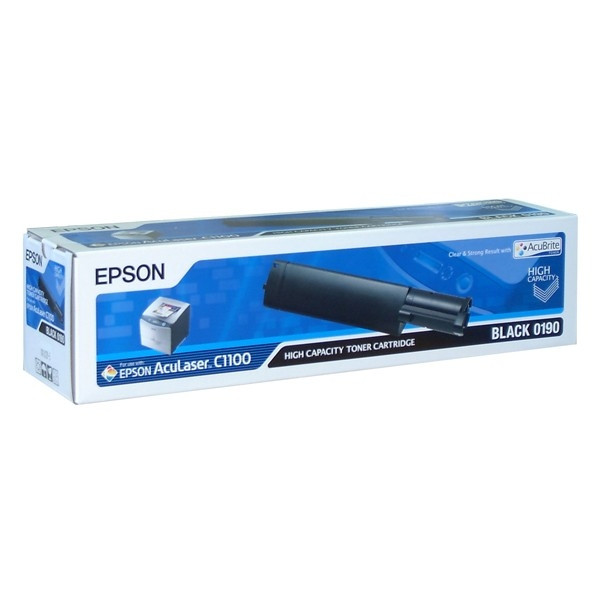 Epson S050190 svart toner (original) C13S050190 027775 - 1