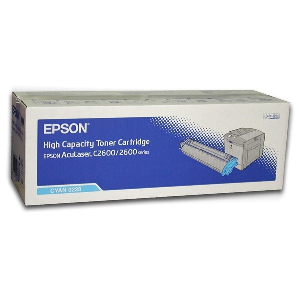 Epson S050228 cyan toner hög kapacitet (original) C13S050228 027900 - 1