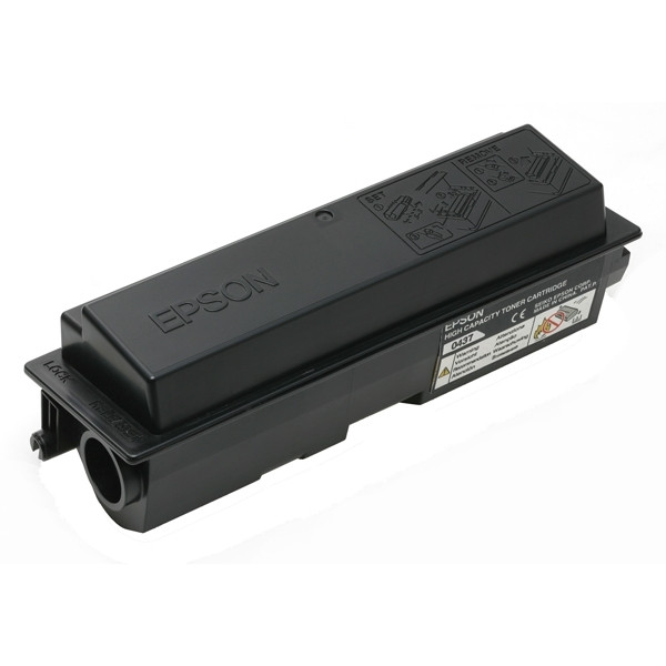 Epson S050437 svart toner hög kapacitet (original) C13S050437 028160 - 1