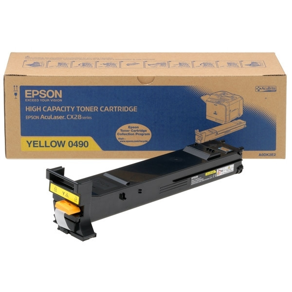 Epson S050490 gul toner (original) C13S050490 028216 - 1