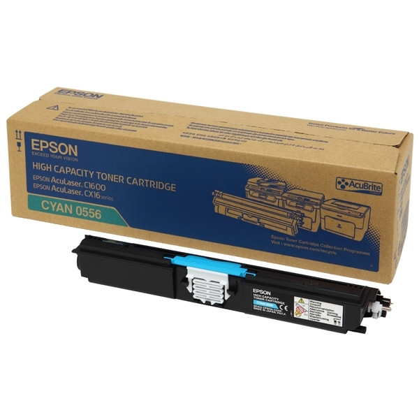 Epson S050556 cyan toner hög kapacitet (original) C13S050556 028198 - 1