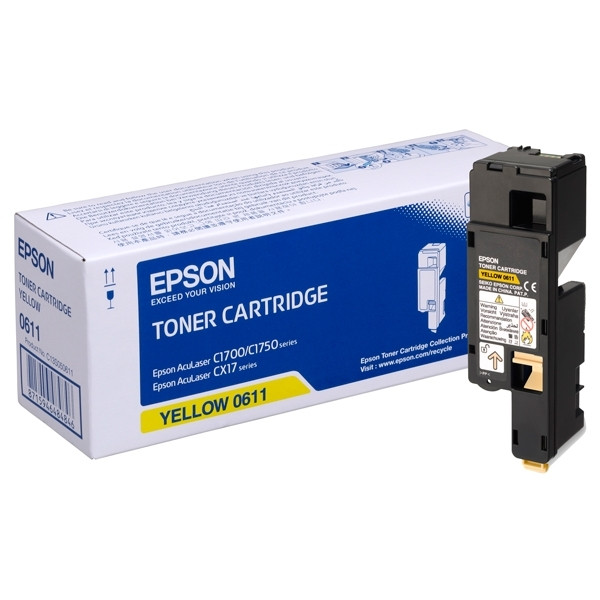 Epson S050611 gul toner hög kapacitet (original) C13S050611 028278 - 1