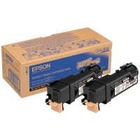 Epson S050631 svart toner 2-pack (original) C13S050631 028282