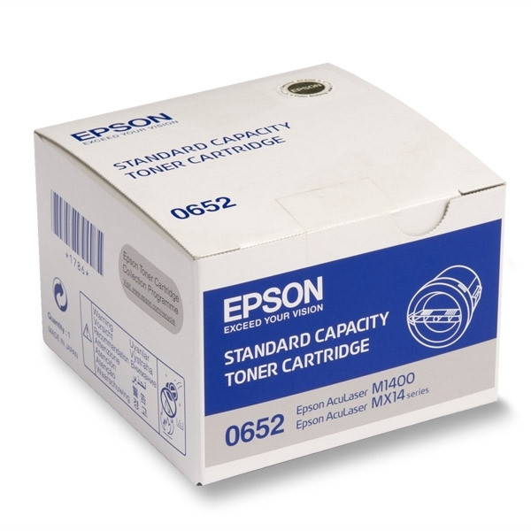 Epson S050652 svart toner (original) C13S050652 028260 - 1