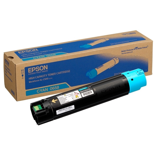 Epson S050658 cyan toner hög kapacitet (original) C13S050658 052002 - 1