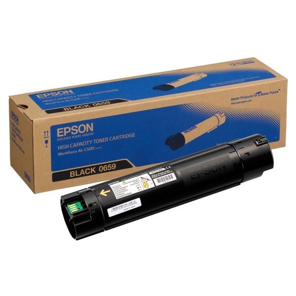 Epson S050659 svart toner hög kapacitet (original) C13S050659 052000 - 1