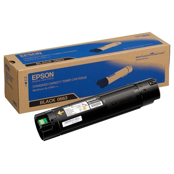 Epson S050663 svart toner (original) C13S050663 052008 - 1