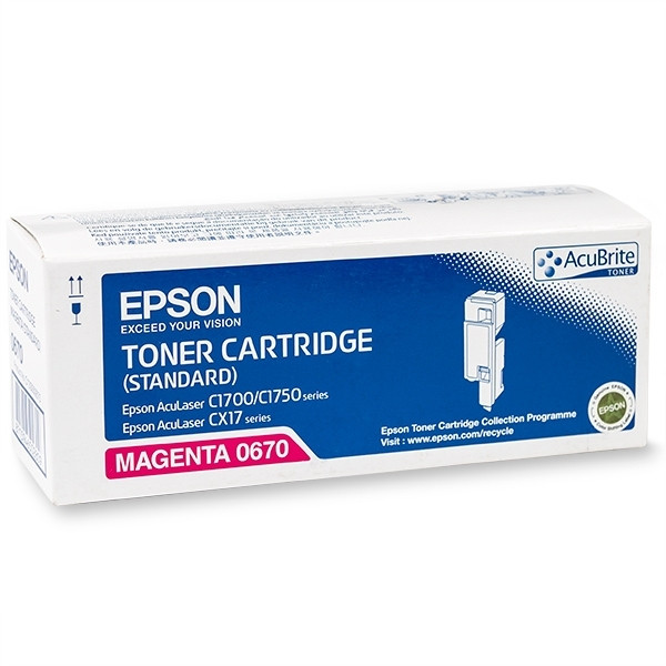 Epson S050670 magenta toner (original) C13S050670 028268 - 1