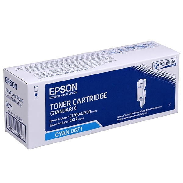 Epson S050671 cyan toner (original) C13S050671 028266 - 1