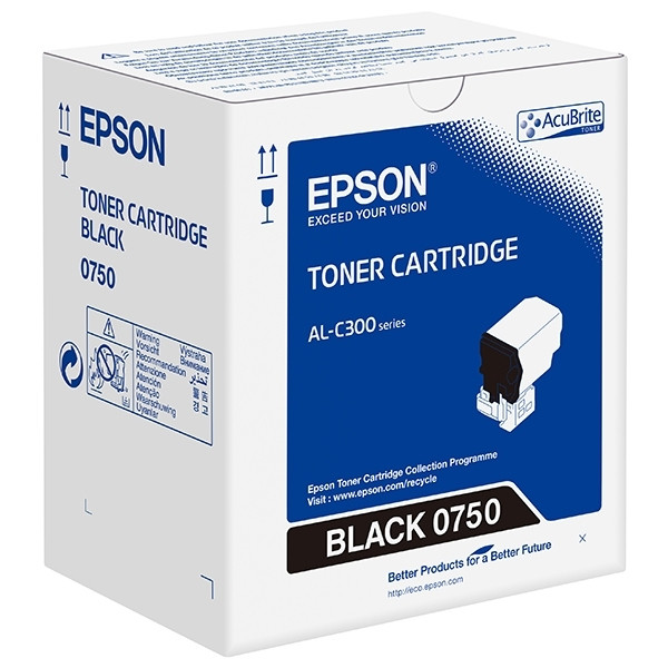 Epson S050750 svart toner (original) C13S050750 052058 - 1