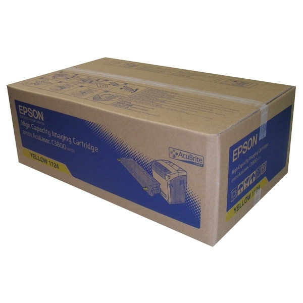 Epson S051124 gul toner hög kapacitet (original) C13S051124 028095 - 1