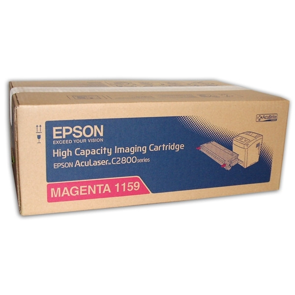 Epson S051159 magenta toner hög kapacitet (original) C13S051159 028154 - 1
