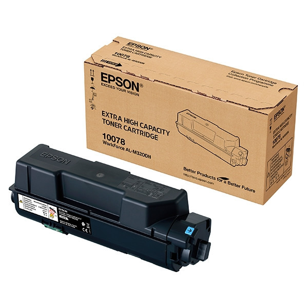 Epson S110078 svart toner extra hög kapacitet (original) C13S110078 052078 - 1