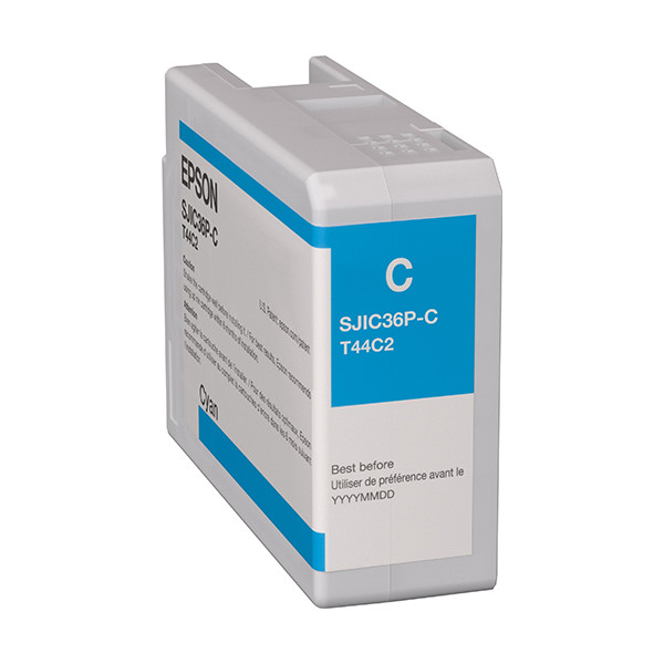 Epson SJIC36P (C) cyan bläckpatron (original) C13T44C240 083608 - 1