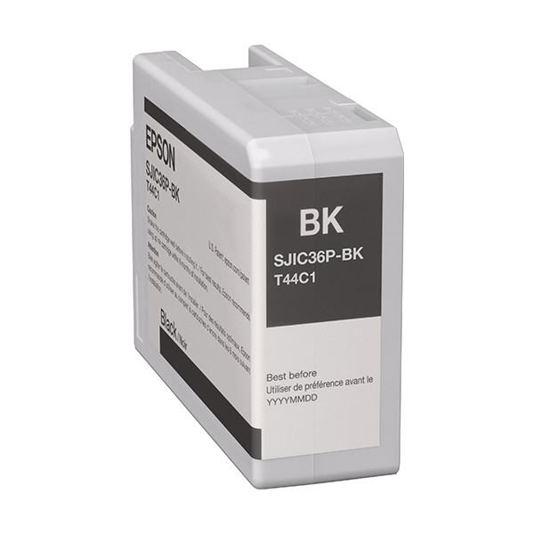 Epson SJIC36P (K) svart bläckpatron (original) C13T44C140 083606 - 1