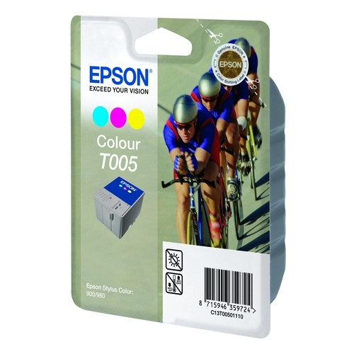 Epson T005 färgbläckpatron (original) C13T00501110 020450 - 1