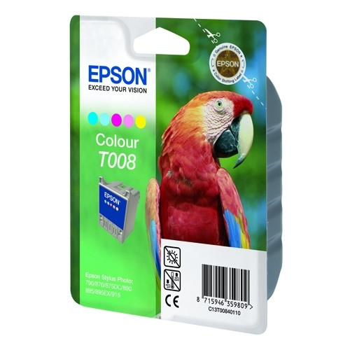 Epson T008 färgbläckpatron (original) C13T00840110 020480 - 1