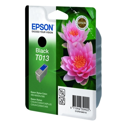 Epson T013 svart bläckpatron (original) C13T01340110 020500 - 1