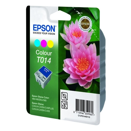Epson T014 färgbläckpatron (original) C13T01440110 020520 - 1