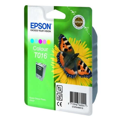 Epson T016 färgbläckpatron (original) C13T01640110 022020 - 1