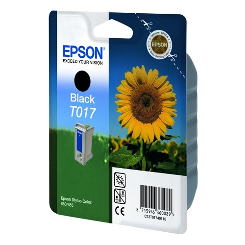 Epson T017 svart bläckpatron (original) C13T01740110 020540 - 1