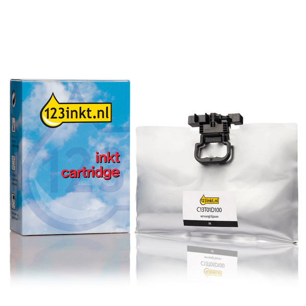 Epson T01D1 (C13T01D100) svart bläckpatron extra hög kapacitet (varumärket 123ink) C13T01D100C 052107 - 1