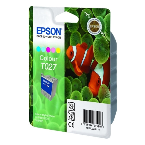 Epson T027 färgbläckpatron (original) C13T02740110 021090 - 1