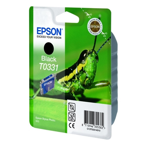 Epson T0331 svart bläckpatron (original) C13T03314010 021160 - 1